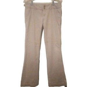 American Eagle Jrs Khaki Bootcut Stretch Pants Size 0 Vintage